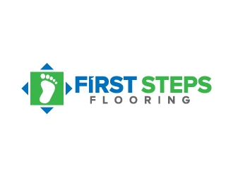 First Steps Flooring logo design by jaize