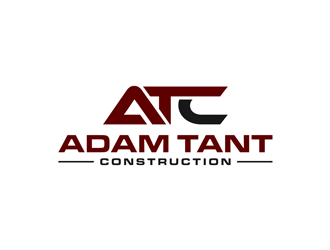 Adam Tant Construction logo design by alby