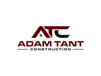 Adam Tant Construction logo design by alby