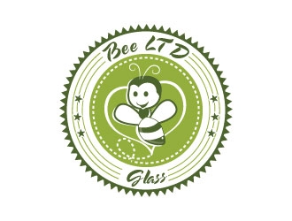 Bee LTD Glass logo design by Gaze