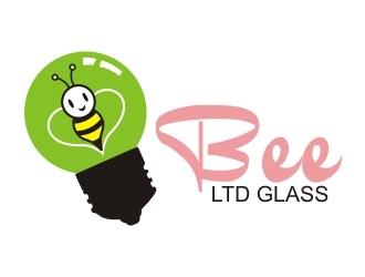 Bee LTD Glass logo design by hallim