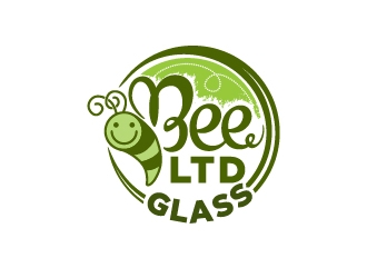 Bee LTD Glass logo design by josephope