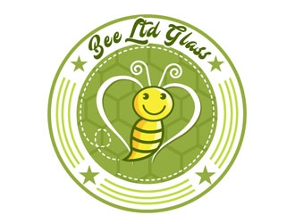 Bee LTD Glass logo design by WhiteOwl
