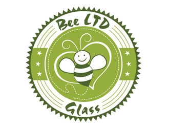Bee LTD Glass logo design by WhiteOwl