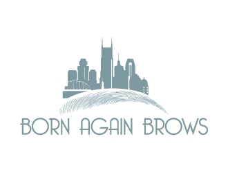 BORN AGAIN BROWS logo design by dhika
