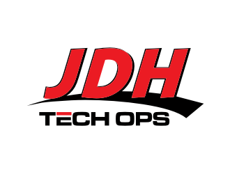 JDH Tech Ops    31x80 retractable banner design logo design by BintangDesign