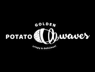 Golden Potato Waves logo design by emberdezign