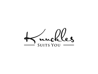 Knuckles Suits You logo design by alby