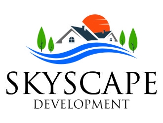 Skyscape Development logo design by jetzu