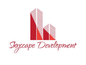Skyscape Development logo design by Erasedink