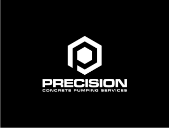 Precision Concrete Pumping Services logo design by dewipadi