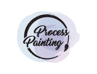 Process Painting logo design by JJlcool