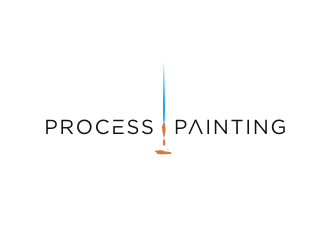 Process Painting logo design by mbamboex