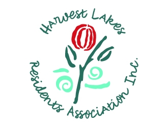 Harvest Lakes Residents Association logo design by Aelius