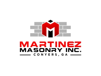 Martinez Masonry Inc. logo design by CreativeKiller