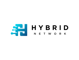 Hybrid Network logo design by Raynar