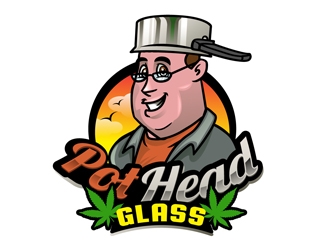 PotHead Glass logo design by DreamLogoDesign