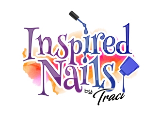 Inspired Nails by Traci logo design by MarkindDesign