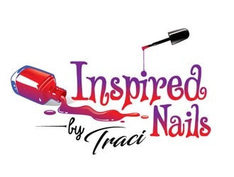 Inspired Nails by Traci logo design by shere