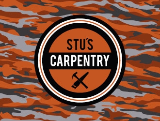 Stus Carpentry logo design by PyramidDesign