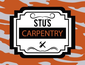 Stus Carpentry logo design by PyramidDesign