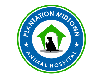 Plantation Midtown Animal Hospital logo design by Girly