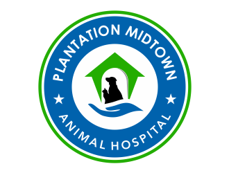 Plantation Midtown Animal Hospital logo design by Girly