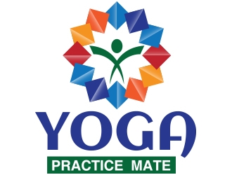Yoga Practice Mate Logo Design