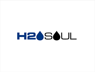 h2o Soul logo design by hole