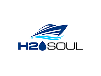 h2o Soul logo design by hole
