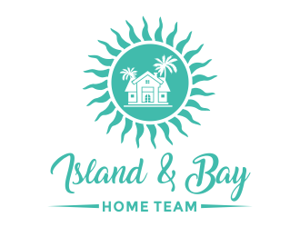 Island & Bay Home Team   (home team is smaller) logo design by aldesign