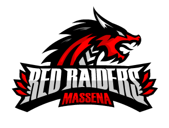 Massena Red Raiders logo design by fontstyle
