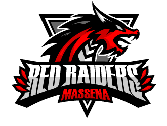 Massena Red Raiders logo design by fontstyle
