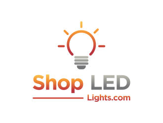 Shop LED Lights.com logo design by RIANW