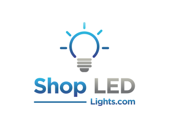 Shop LED Lights.com logo design by RIANW