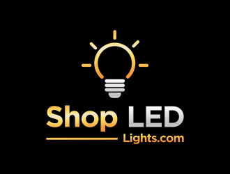 Shop LED Lights.com logo design by RIANW