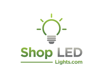 Shop LED Lights.com logo design by RIANW