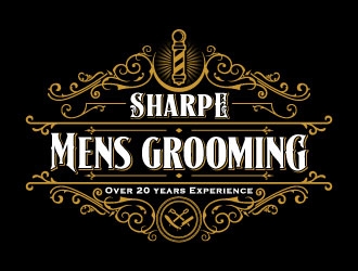 Sharpe Mens Grooming logo design by daywalker