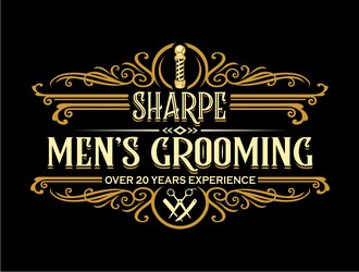 Sharpe Mens Grooming logo design by haze