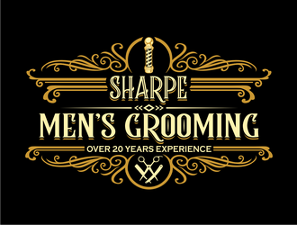 Sharpe Mens Grooming logo design by haze