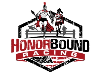 HonorBound Racing logo design by jaize