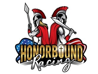 HonorBound Racing logo design by shere