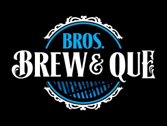 Bros. Brew & Que logo design by daywalker
