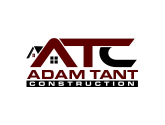 Adam Tant Construction logo design by MarkindDesign