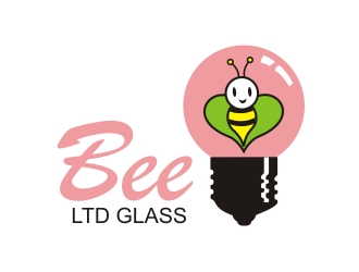 Bee LTD Glass logo design by hallim