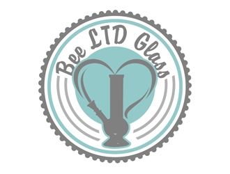 Bee LTD Glass logo design by DreamLogoDesign
