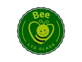 Bee LTD Glass logo design by PyramidDesign