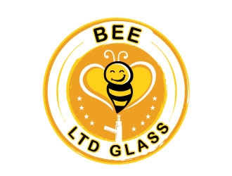 Bee LTD Glass logo design by REDCROW