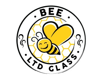 Bee LTD Glass logo design by REDCROW