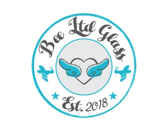 Bee LTD Glass logo design by REDCROW